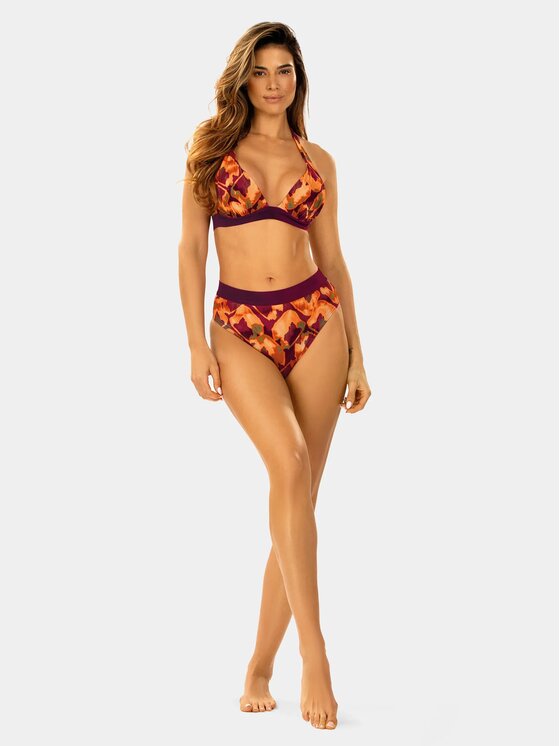 Feba Feba Bikini pezzo sotto FD161A Bordeaux