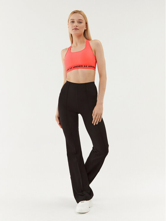 Under Armour Under Armour Biustonosz sportowy Ua Crossback Mid Bra 1361034 Czerwony Compression Fit