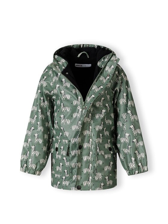 minoti minoti Kurtka przeciwdeszczowa C5503 Khaki Regular Fit
