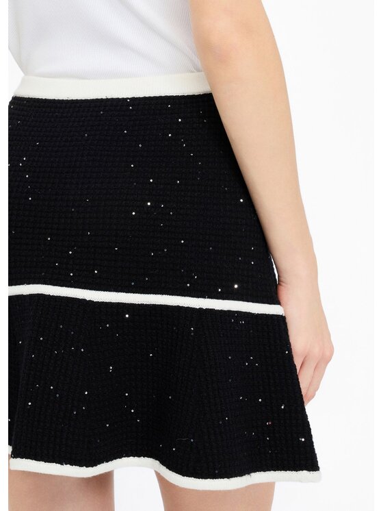 Liu Jo Liu Jo Minigonna CF5133MS18F03862 Nero Regular Fit