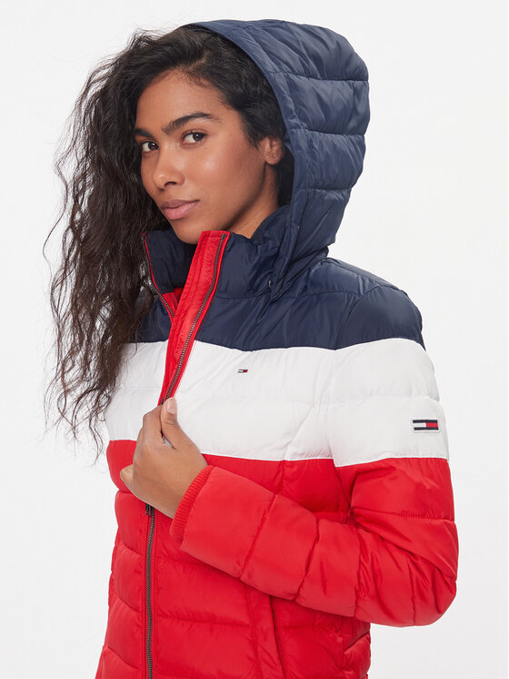 Tommy Jeans Tommy Jeans Зимно яке Colorblock DW0DW17257 Цветен Slim Fit