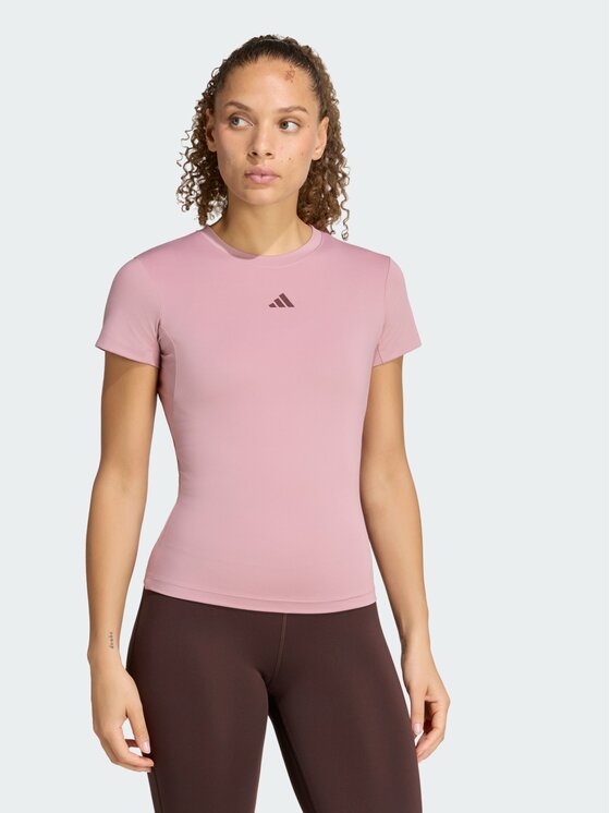 adidas adidas Koszulka techniczna 167807 Fioletowy Slim Fit