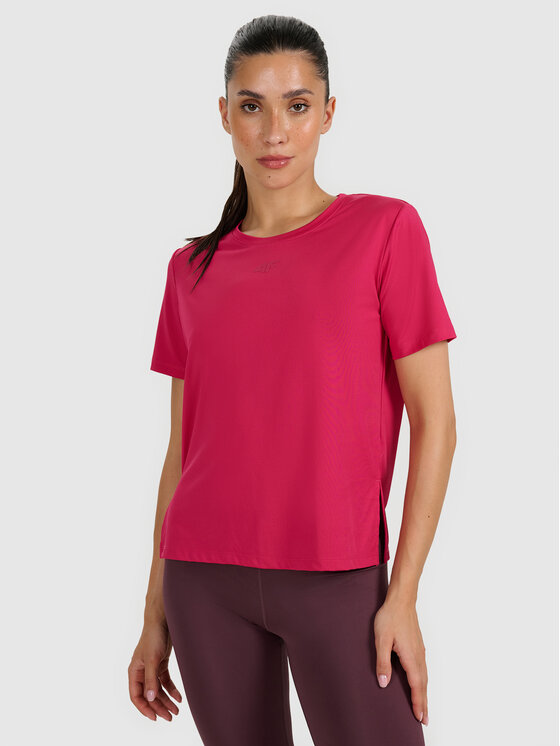4F 4F Koszulka techniczna MULTI ACTIVE Różowy Regular Fit