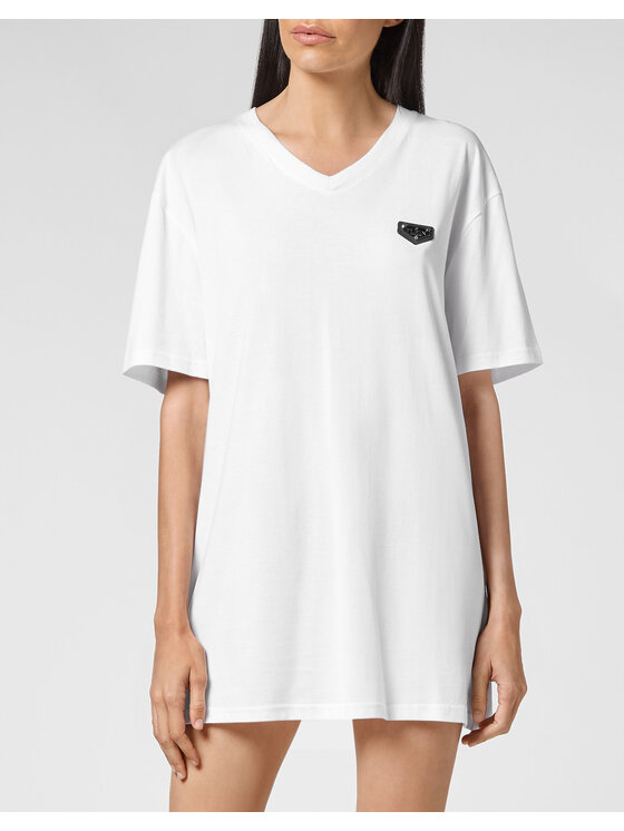 PHILIPP PLEIN PHILIPP PLEIN T-Shirt 6633 Biały Regular Fit