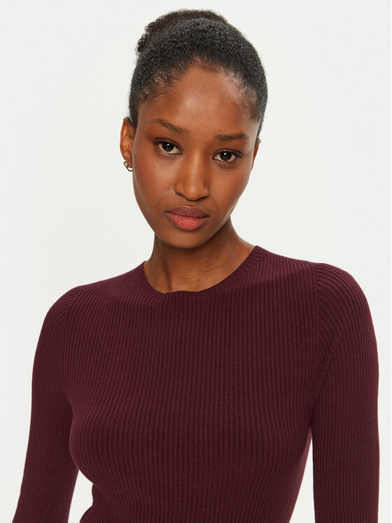 Kontatto Kontatto Maglione 3M0116N AI253M01 Bordeaux Slim Fit