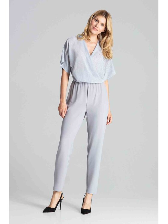 FIGL FIGL Kombinezon M684 Szary Regular Fit