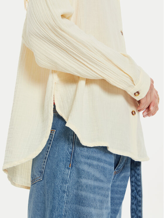 Roxy Roxy Πουκάμισο Morning Time ERJWT03639 Μπεζ Loose Fit