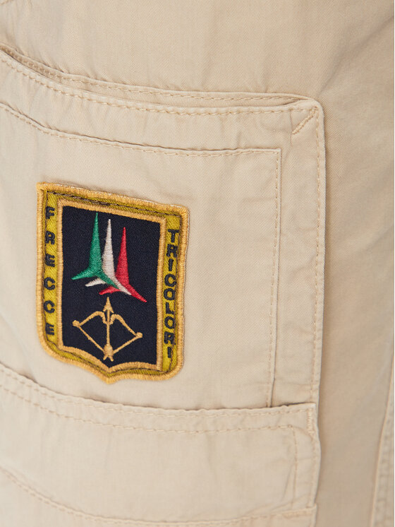 Aeronautica Militare Aeronautica Militare Pantaloncini di tessuto 231BE041CT1122 Beige Regular Fit