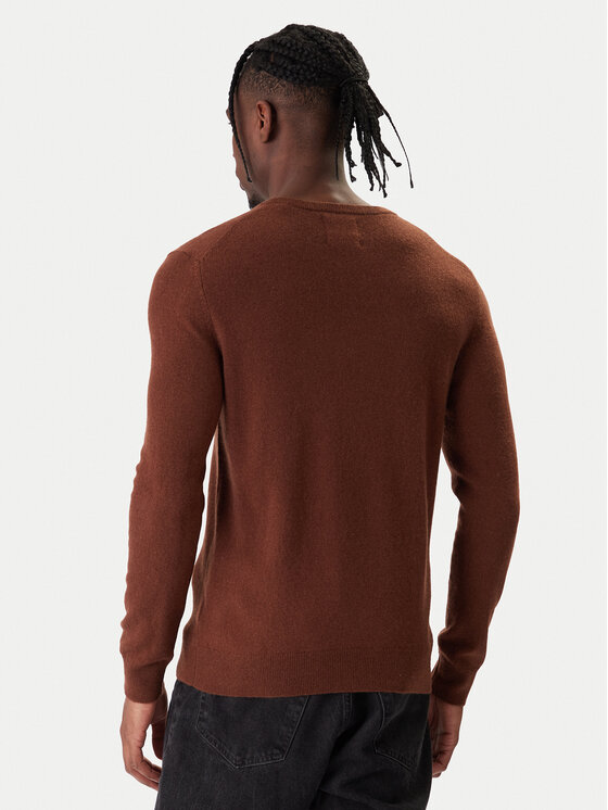 Gant Gant Sweter 8050274 Brązowy Regular Fit