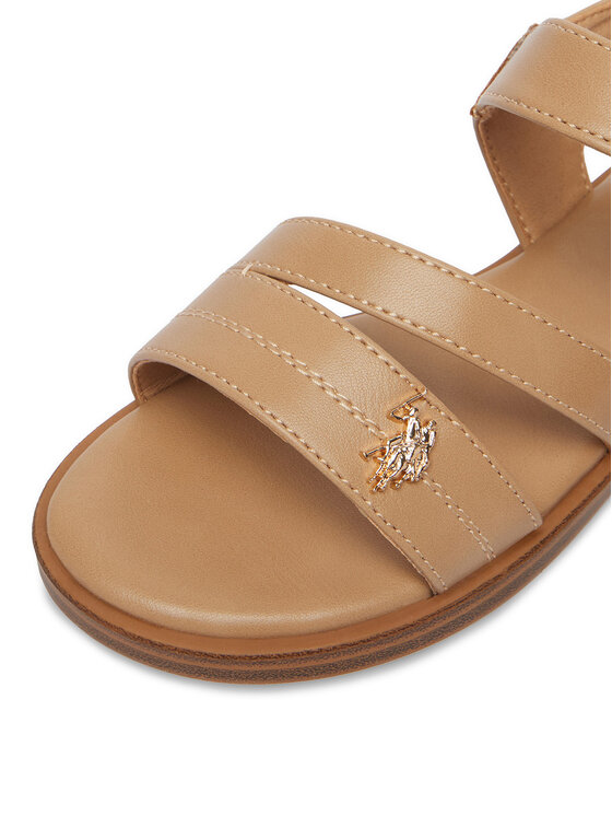 U.S. Polo Assn. U.S. Polo Assn. Sandały EO-ADELA002K/6Y1 Beżowy