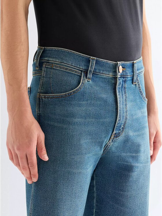 Wrangler Wrangler Pantaloncini di jeans FRONTIER SHORT Blu Regular Fit