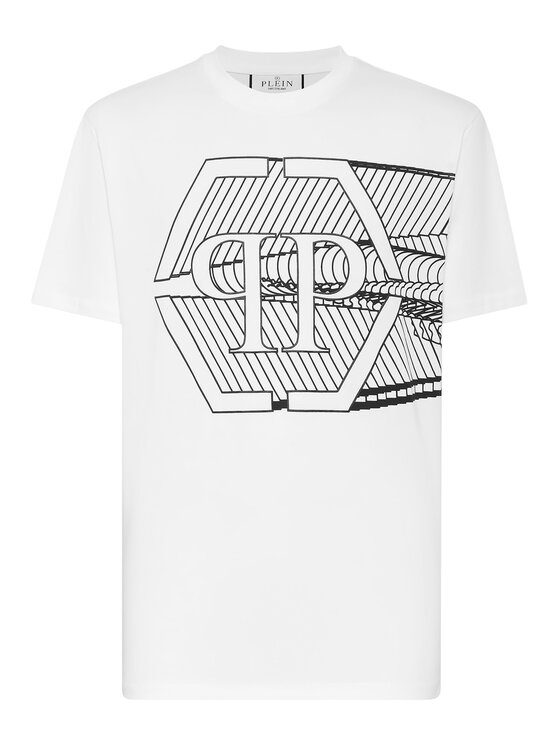 PHILIPP PLEIN PHILIPP PLEIN T-Shirt 4621 Bílá Regular Fit