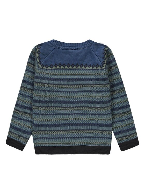Kanz Kanz Sweter 2123437-3116 Niebieski Basic Fit