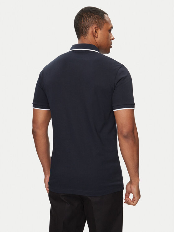 BOSS Boss Polokošeľa Passertip 50507699 Tmavomodrá Slim Fit
