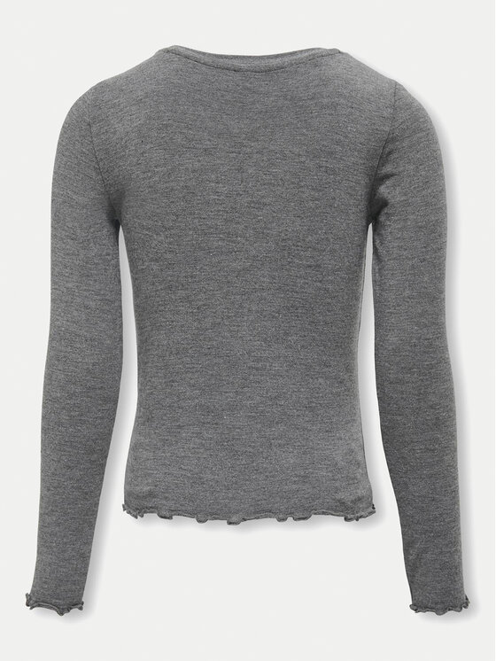 Kids ONLY Kids ONLY Bluse 15331400 Grau Slim Fit
