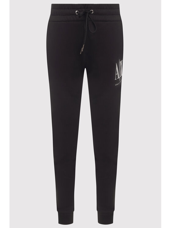 Armani Exchange Armani Exchange Sportinės kelnės 8NYPCX YJ68Z 1200 Juoda Regular Fit