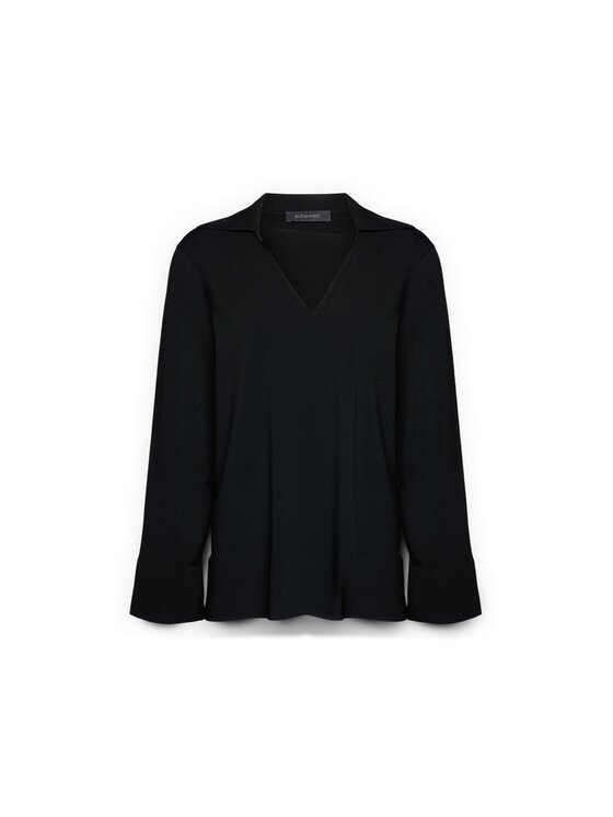Elena Mirò Elena Mirò Sweter M560Z100750N033 Czarny Boxy Fit