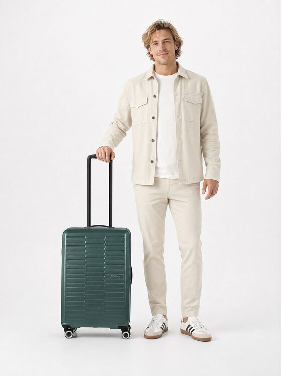 American Tourister American Tourister Walizka średnia 332560 Zielony