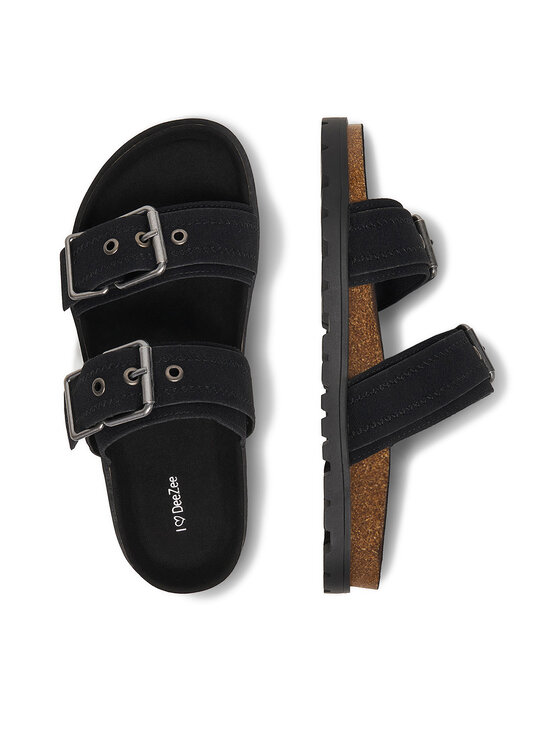 DeeZee DeeZee Pantoletten CEO-HSCB25230318-2 Schwarz