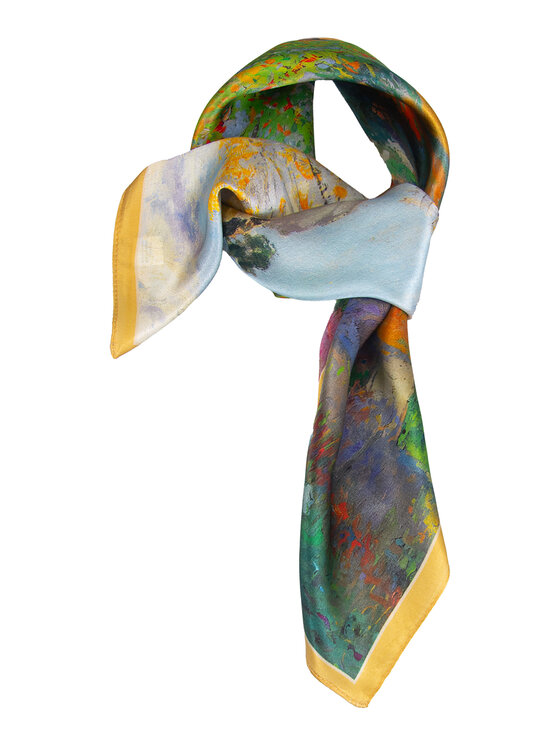 ALLORA BE UNIQUE ALLORA BE UNIQUE Foulard jedwabna Verde