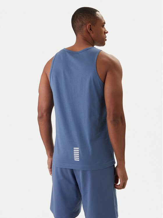 EA7 Emporio Armani EA7 Emporio Armani Tank top 7M000295 AF10375 Niebieski Regular Fit