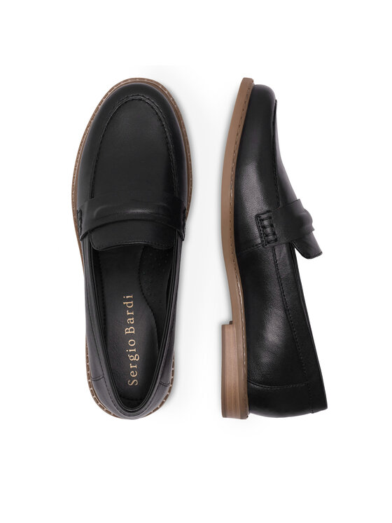 Sergio Bardi Sergio Bardi Loaferke WI32-D1070-02SB Črna