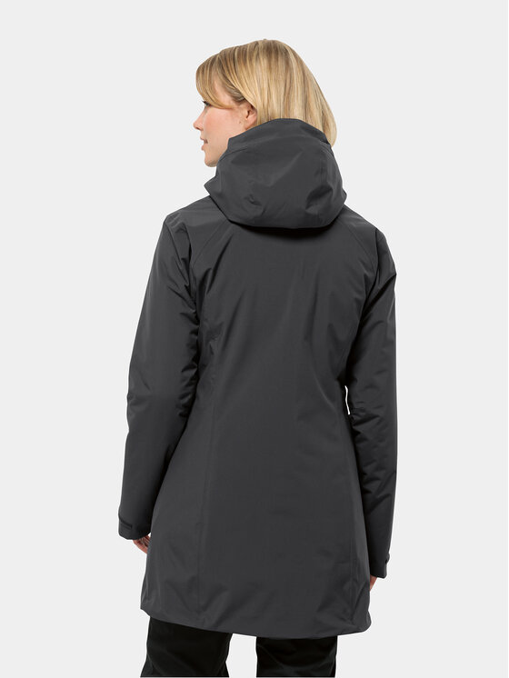 Jack Wolfskin Jack Wolfskin Zimní bunda Heidelstein Ins Jkt 1115681 Černá Regular Fit