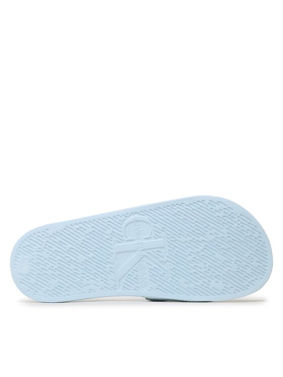 Calvin Klein Jeans Calvin Klein Jeans Nazouváky Slide Monogram Co YW0YW00103 Světle modrá