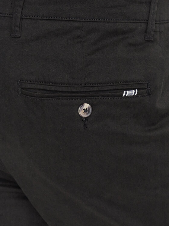 Solid Solid Šortky z materiálu 21200395 Černá Regular Fit