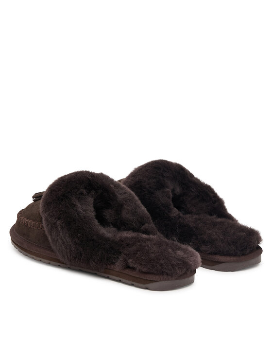 EMU Australia EMU Australia Kapcie Tahnee W13373 Brązowy ciemny
