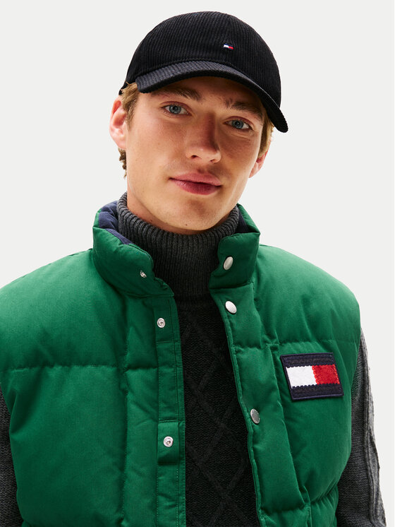Tommy Hilfiger Tommy Hilfiger Șapcă Th Flag 6 Panel Cord Cap AM0AM13583 Negru