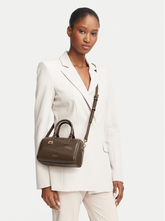 Furla Ročna torba Olivia Mini WE00933 BX4758 4903S Svetlo rjava