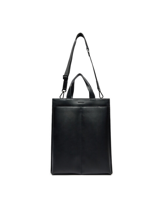 Calvin Klein Calvin Klein Torba Clean Essential N/S Tote K50K512191 Crna