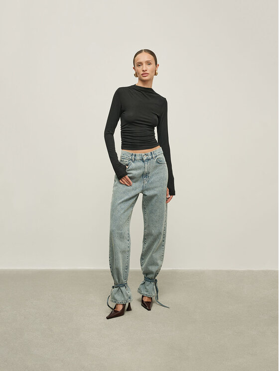 La Mania La Mania Jeansy ETZI 2 Niebieski Classic Fit