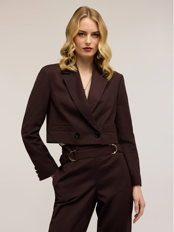 Motivi Motivi Giacca da abito Q090Q001120N022 Marrone Regular Fit