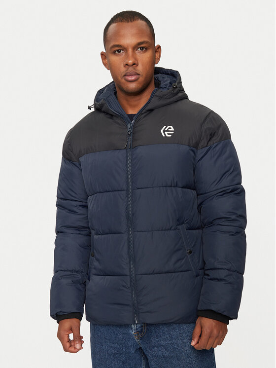 INDICODE INDICODE Пуховик Alanin 15-802 Cиній Regular Fit