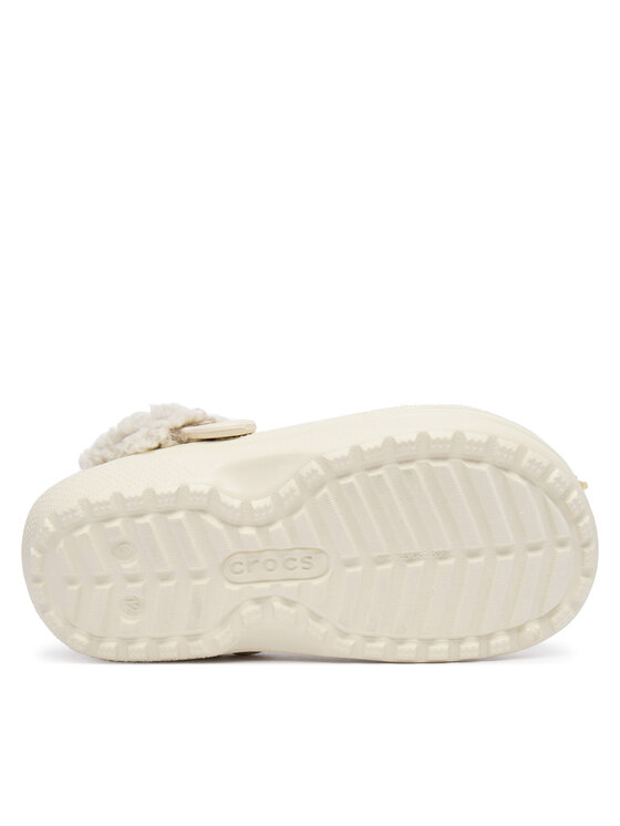 Crocs Crocs Pantoletten Classic Fleece Lined Clog K 212856 Beige