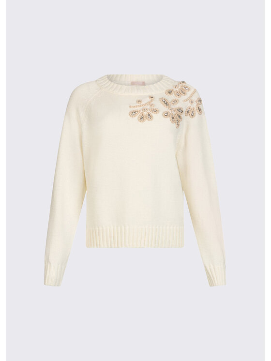 Liu Jo Liu Jo Maglione WA6219MA97P10701 Crema Regular Fit