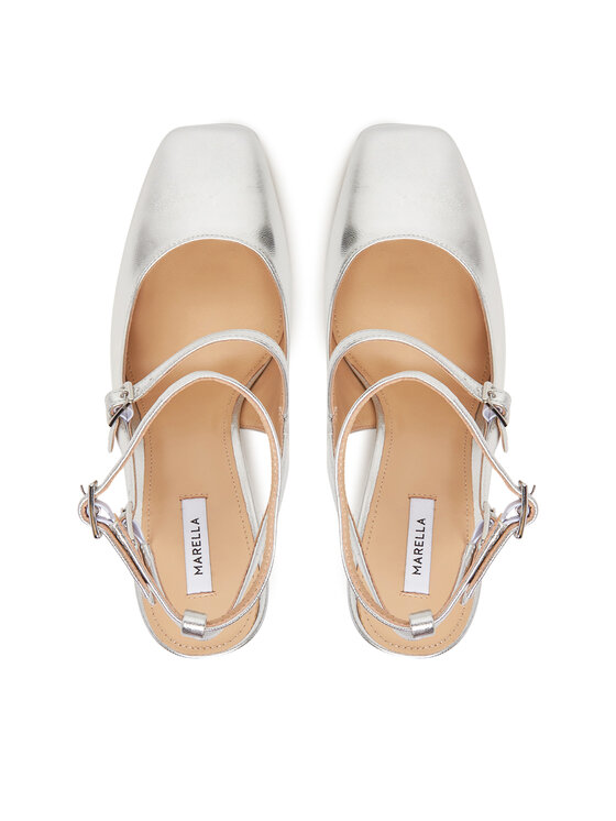 Marella Marella Sandale 2513521086200 Srebrna