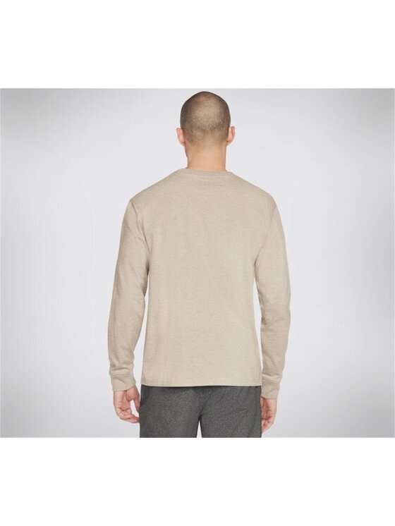Skechers Skechers T-Shirt LT103-WTNT Beżowy Regular Fit