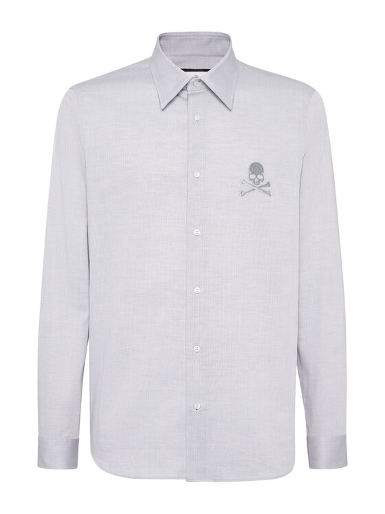 PHILIPP PLEIN PHILIPP PLEIN Koszula 25537 Beżowy Regular Fit