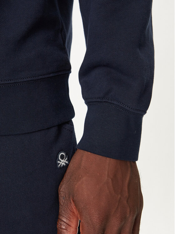 United Colors Of Benetton United Colors Of Benetton Суитшърт 342ZU201K Тъмносин Regular Fit