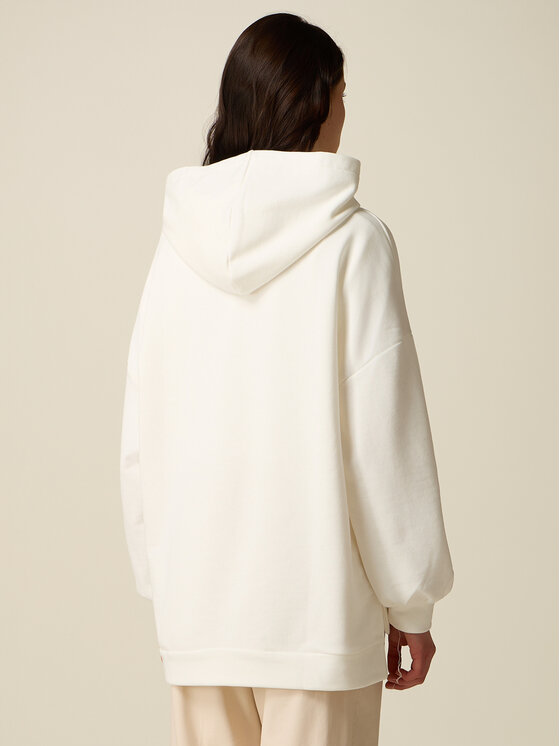 Oltre Oltre Felpa G806E000364N011 Bianco Over Fit