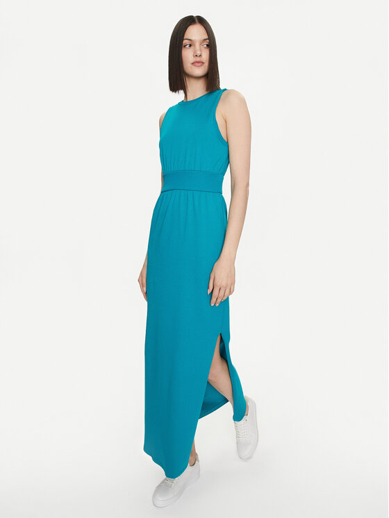 United Colors Of Benetton United Colors Of Benetton Rochie de vară 3L3XDV01G Verde Regular Fit