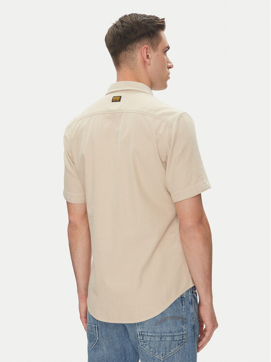 G-Star Raw G-Star Raw Koszula Marine D19751-D454 Beżowy Slim Fit