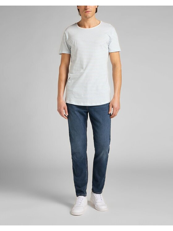 Lee Lee T-shirt SHAPED TEE Blu Regular Fit