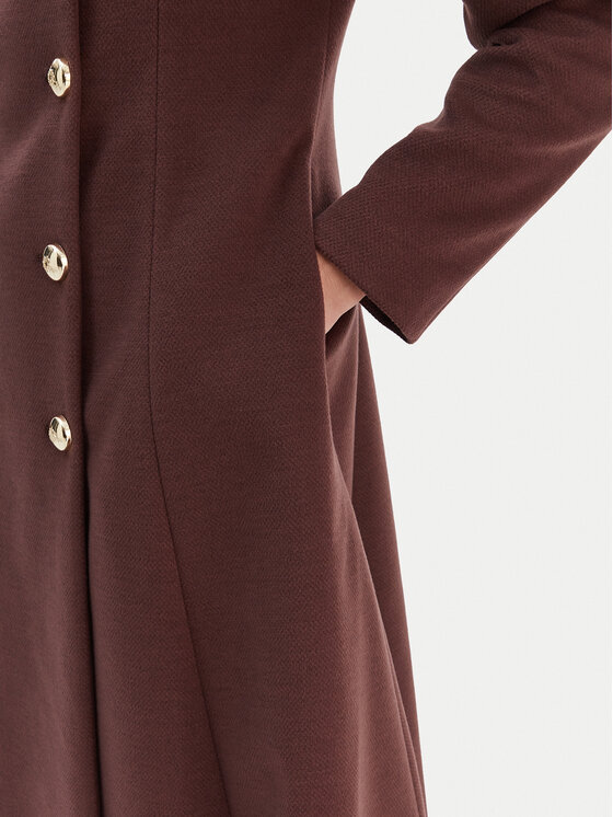 Rinascimento Rinascimento Cappotto di transizione CFC0126730003 Marrone Regular Fit