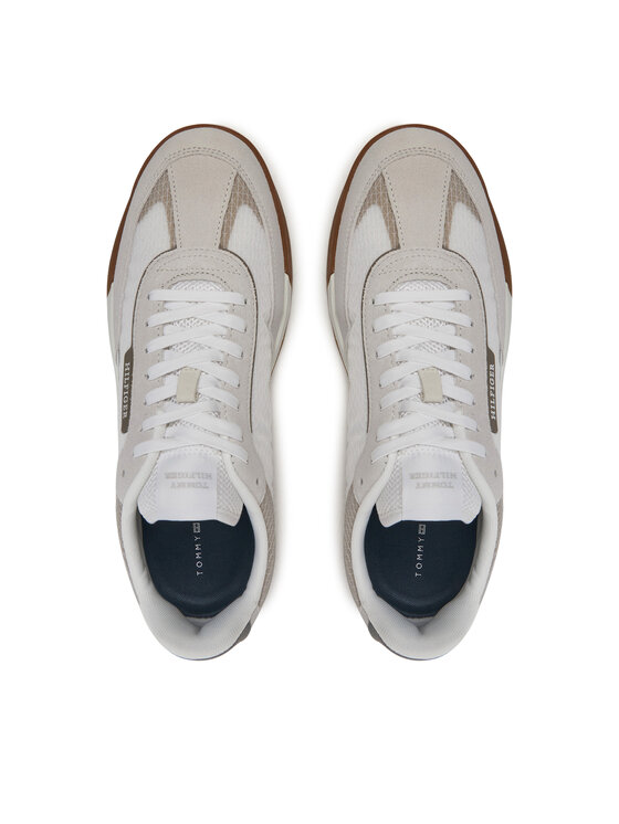 Tommy Hilfiger Tommy Hilfiger Laisvalaikio batai Retro Runner FM0FM05328 Balta