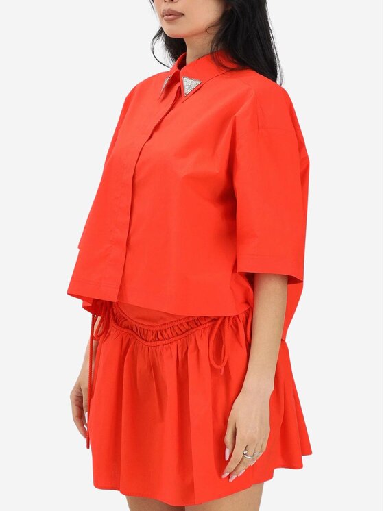 PINKO PINKO Camicia PESCARA CAMICIA POPELINE Arancione Regular Fit