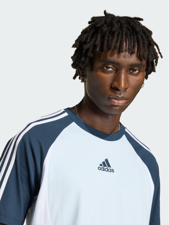 adidas adidas T-Shirt 163043 Błękitny Regular Fit